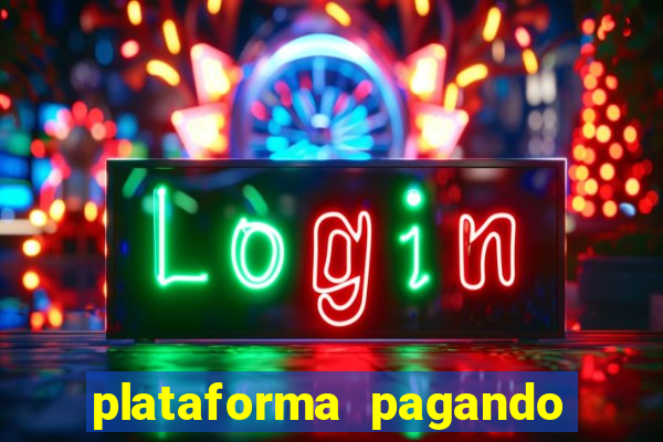 plataforma pagando muito fortune tiger